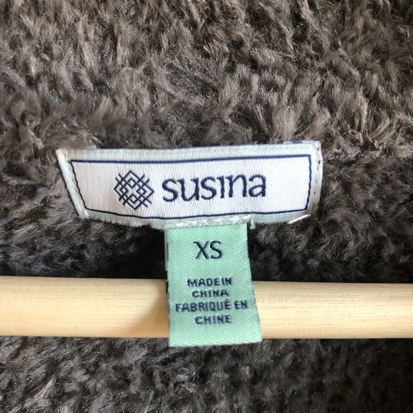 Susanna Oversized Teddy Sweater Cardigan XS - Picture 5 of 8